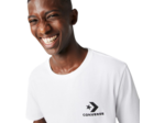 Left Chest Star Chev T-shirt noir