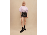 Chemise en coton brodé