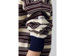 Pull polo large rayures