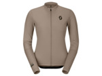 Maillot manches longues Femme ENDURANCE Beige/Coton Blanc