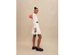 Robe volantée brodée