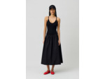 Robe mi-longue buste maille