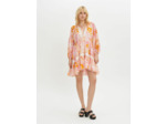 Robe en voile de coton et soie