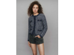 Cardigan en maille et fils Lurex