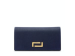 Pia de Lancel - Portefeuille continental dépliant - Bleu Petrole