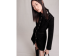 Robe courte en tweed