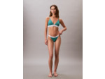 CULOTTE BIKINI EN COTON ÉLASTIQUE RIBBÉE