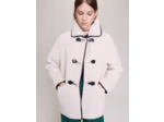 Manteau mi-long shearling