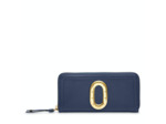 Romane de Lancel - Portefeuille slim zippé - Bleu Petrole
