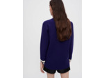 Cardigan en maille à détails mors
