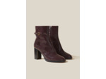 Bottines effet serpent cuir vernis