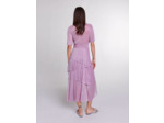 Robe longue à volants