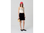 Top maille fine décolleté