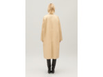Manteau réversible mi-long beige