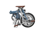 Vélo pliant électrique OG16 Bleu Satin