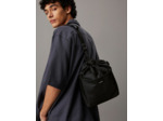 SAC À MAIN NOIR EN FORME DE SEAU