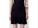 Robe maille col roulé