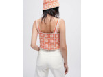 Top à bretelles en crochet