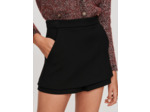Short jupe en crêpe