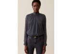 Blouse lavallière carreaux fluide