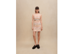 Robe courte à découpes
