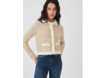 Cardigan avec détails mors sur poches