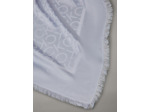 ÉCHARPE CARRE EN JACQUARD MONOGRAMME