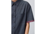 Robe courte plissée