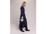 Robe longue à volants