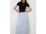 Ceinture en suède double boucle western