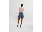 Short en jean denim à croquet