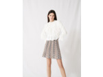 Top blanc à broderies anglaises