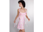 Robe courte à imprimé fleuri