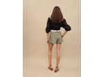Short imprimé boutons de roses