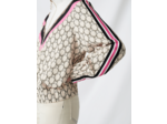 Sweat-shirt zippé à monogramme all-over