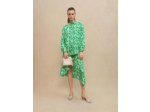 Chemise satinée imprimée