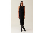 Robe 7/8ème col rond élastiquée