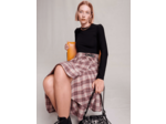 Robe asymétrique flanelle