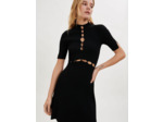 Robe en maille ajourée