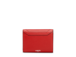 Neo Charlie de Lancel - Portefeuille compact medium rabat - Grand modèle - Rouge Lancel