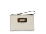 Mia de Lancel - Pochette zippée - Cuirs de vachette grainé et lisse