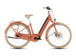 Vélo urbain électrique ARUBA HYBRID 600 Papaye/Crème