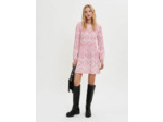 Robe plissée à imprimé