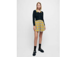 Robe trompe l'œil carreaux façon tartan