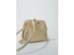 Sac M mini en cuir glossy