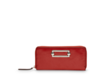 Clic de Lancel - Portefeuille slim zippe - Grand modèle - Rouge Lancel