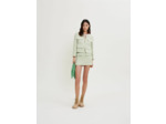 Veste en tweed avec brillance