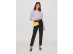 Pantalon taille haute et ceinturé