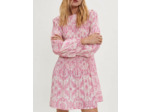 Robe plissée à imprimé