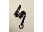 Ceinture en cuir à strass